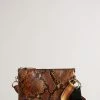 Ted Baker Darceys Brown Branded Webbing Snake Detail Cross Body Bag
