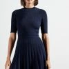 Ted Baker Blue Olivin Stitch Detail Dress