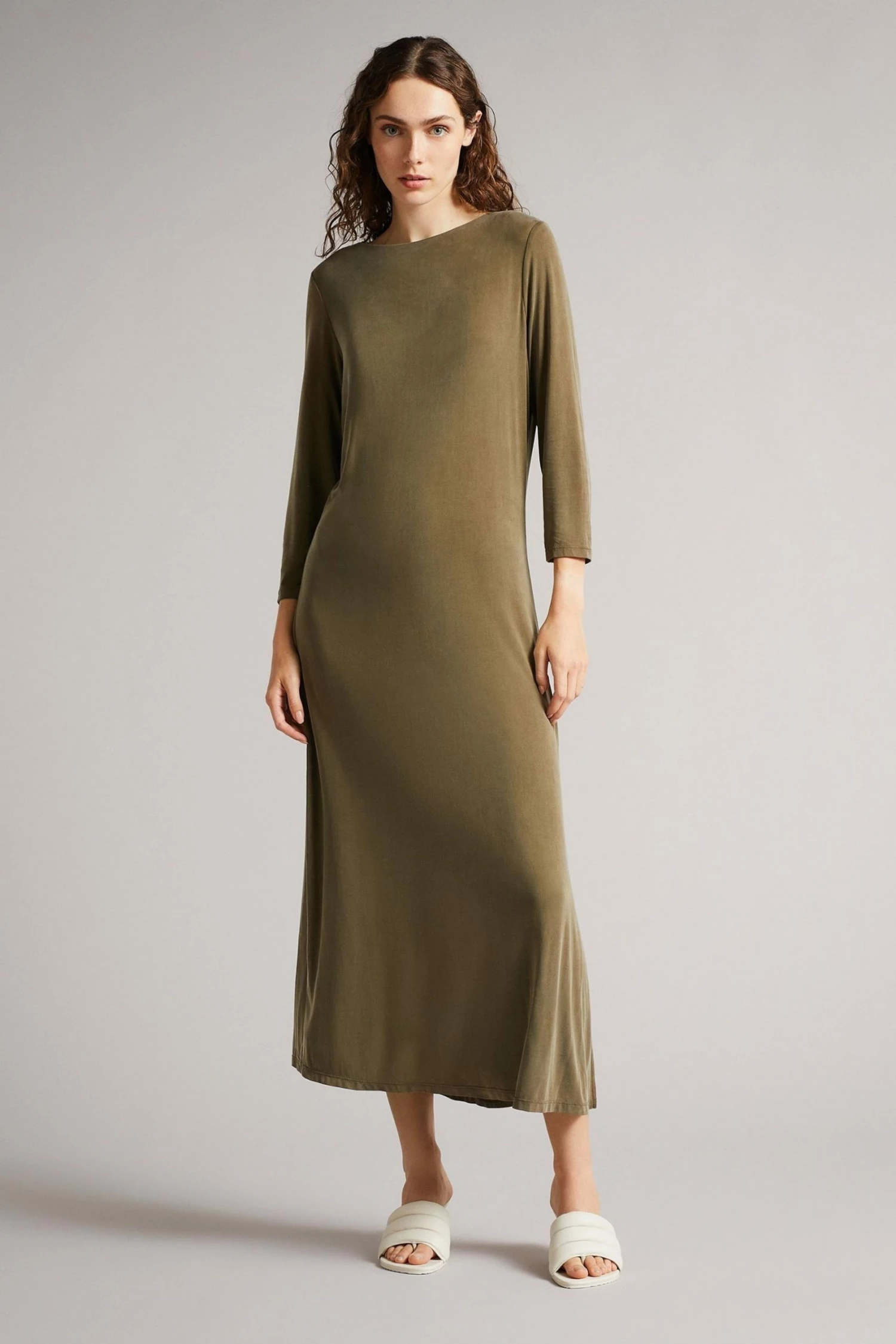 Ted Baker Green Neivaeh Twist Back Jersey Dress 3 Ted Baker Green Neivaeh Twist Back Jersey Dress