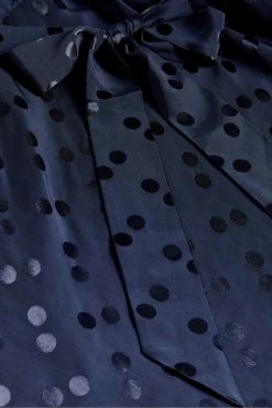 Ted Baker Livela Dk-Blue Spot Jacquard Midaxi Dress -tedbaker Shop Online unnamed file 1103