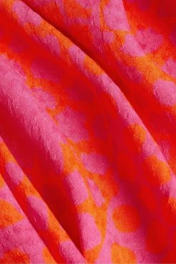 Ted Baker Deep-Pink Luissaa Ruched Side Detail Midi Dress -tedbaker Shop Online unnamed file 1109