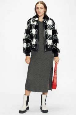 Ted Baker Grey Vctoria Extreme Sleeve Knit Dress -tedbaker Shop Online unnamed file 1113