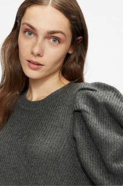 Ted Baker Grey Vctoria Extreme Sleeve Knit Dress -tedbaker Shop Online unnamed file 1114