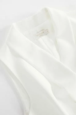 Ted Baker White Laraaa Mock Wrap Tiered Mini Dress -tedbaker Shop Online unnamed file 1190