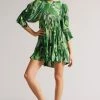 Ted Baker Green Lillon Long Sleeve Dress 1 Ted Baker Green Lillon Long Sleeve Dress -tedbaker Shop Online unnamed file 1198