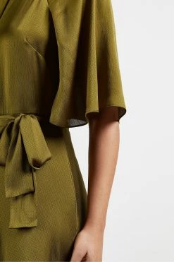 Ted Baker Green Hariiet Raglan Sleeve Tea Midi Dress 12 Ted Baker Green Hariiet Raglan Sleeve Tea Midi Dress -tedbaker Shop Online unnamed file 1214