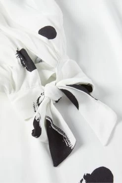 Ted Baker White Eliyzza Button Up Midi Dress With Tie Cuffs -tedbaker Shop Online unnamed file 1226