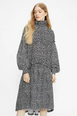 Ted Baker Black Toddl High Neck Dip Hem Midi Dress -tedbaker Shop Online unnamed file 1253