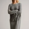 Ted Baker Friidah Grey Cocoon Shape Knitted Dress -tedbaker Shop Online unnamed file 1257