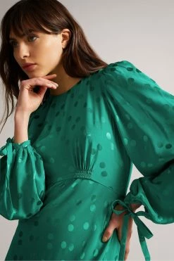Ted Baker Mid-Green Tallyia Maxi Dress With Seam Detailing -tedbaker Shop Online unnamed file 1284