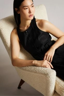 Ted Baker Black Button Through Racer Back Midi Dress 11 Ted Baker Black Button Through Racer Back Midi Dress -tedbaker Shop Online unnamed file 1332