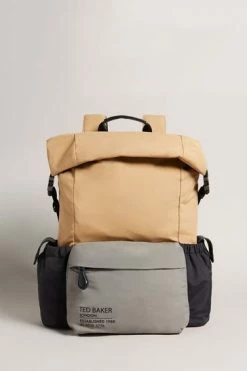 Ted Baker Tan Fredd Colour Block Backpack 17 Ted Baker Tan Fredd Colour Block Backpack -tedbaker Shop Online unnamed file 134