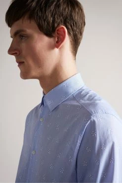 Ted Baker Roylo Blue Long Sleeve Balloon Dog Print Shirt -tedbaker Shop Online unnamed file 1378