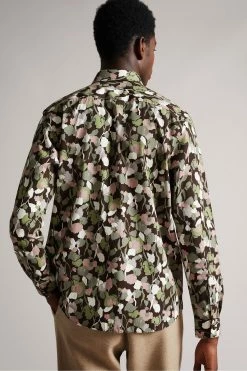 Ted Baker Poplar Brown Long Sleeve Abstract Floral Print Shirt 9 Ted Baker Poplar Brown Long Sleeve Abstract Floral Print Shirt -tedbaker Shop Online unnamed file 1389