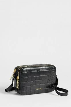 Featured Products 13 Ted Baker Black Stina Double Zip Mini Camera Bag