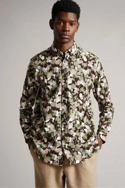 Ted Baker Poplar Brown Long Sleeve Abstract Floral Print Shirt 13 Ted Baker Poplar Brown Long Sleeve Abstract Floral Print Shirt -tedbaker Shop Online unnamed file 1393