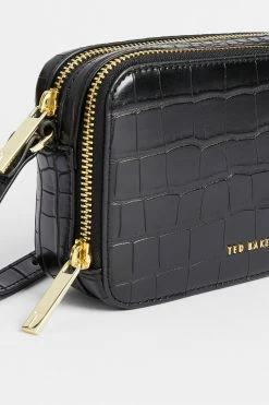Ted Baker Black Stina Double Zip Mini Camera Bag -tedbaker Shop Online unnamed file 142