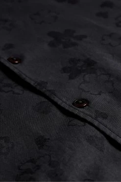 Ted Baker Black Onested Long Sleeve Floral Jacquard Shirt -tedbaker Shop Online unnamed file 1498