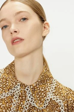 Ted Baker Yellow Fearie Georgette Shirt -tedbaker Shop Online unnamed file 1541