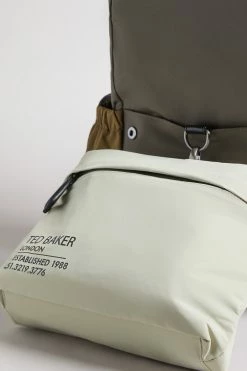Ted Baker Fredd Khaki Green Colourblock Backpack -tedbaker Shop Online unnamed file 156