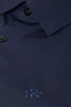 Ted Baker Blue Sonikk Long Sleeve Tonal Poplin Shirt -tedbaker Shop Online unnamed file 1564