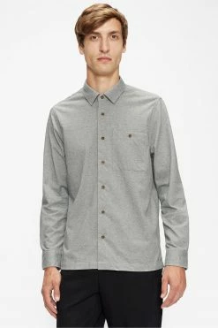 Ted Baker Grey Resipee Ls Jersey Shirt