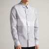 Ted Baker White Brennan Mib Stripe Shirt