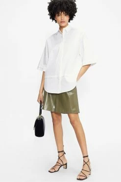Ted Baker Orlanda White Oversized 3/4 Length Sleeve Shirt -tedbaker Shop Online unnamed file 1650