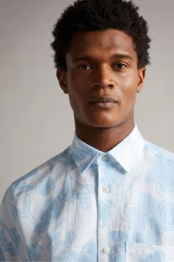 Ted Baker Telfrd Lt-Blue Ss Floral Printed Shirt 11 Ted Baker Telfrd Lt-Blue Ss Floral Printed Shirt -tedbaker Shop Online unnamed file 1657