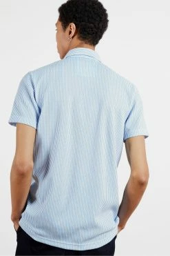 Ted Baker Blue Ramenn Vertical Stripe Jersey Shirt -tedbaker Shop Online unnamed file 1687