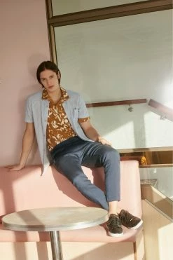 Ted Baker Blue Ramenn Vertical Stripe Jersey Shirt -tedbaker Shop Online unnamed file 1689