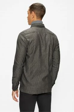 Ted Baker Black Clasrom Ls Abstract Stripe Shirt -tedbaker Shop Online unnamed file 1694