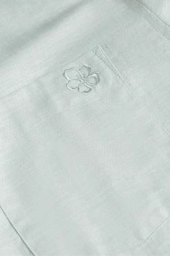 Ted Baker Addle Light Blue Short Sleeve Linen Shirt -tedbaker Shop Online unnamed file 1703