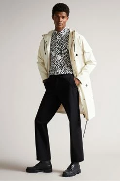 Ted Baker Sturton Black Short Sleeve Spot Mash Up Geo Shirt -tedbaker Shop Online unnamed file 1719