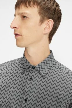 Ted Baker Black Monochrome Bordup Short Sleeve Contemporary Zigzag Shirt 11 Ted Baker Black Monochrome Bordup Short Sleeve Contemporary Zigzag Shirt -tedbaker Shop Online unnamed file 1726
