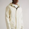 Ted Baker Harddy Ecru Mib Hooded Cord Overshirt