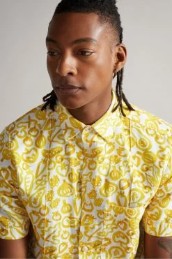 Ted Baker Argo Yellow Short Sleeve Vegetable Print Shirt 11 Ted Baker Argo Yellow Short Sleeve Vegetable Print Shirt -tedbaker Shop Online unnamed file 1784