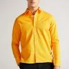 Ted Baker Leytun Yellow Long Sleeve Twill Shacket