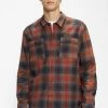 Ted Baker Red Lecture Ls Multi Check Soft Flannel Shacket -tedbaker Shop Online unnamed file 1808