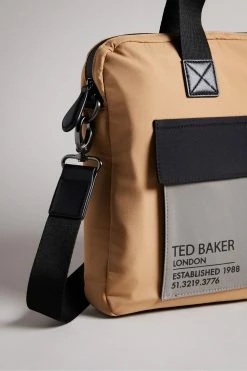 Ted Baker Tan Freds Colour Block Document Bag -tedbaker Shop Online unnamed file 181
