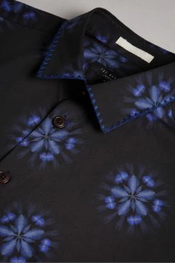 Ted Baker Paden Black Ss Floral Printed Shirt -tedbaker Shop Online unnamed file 1822