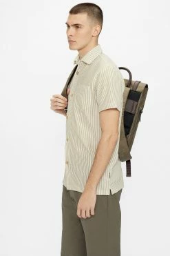 Ted Baker Grey Ramenn Vertical Stripe Jersey Shirt