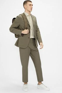 Ted Baker Grey Ramenn Vertical Stripe Jersey Shirt -tedbaker Shop Online unnamed file 1838