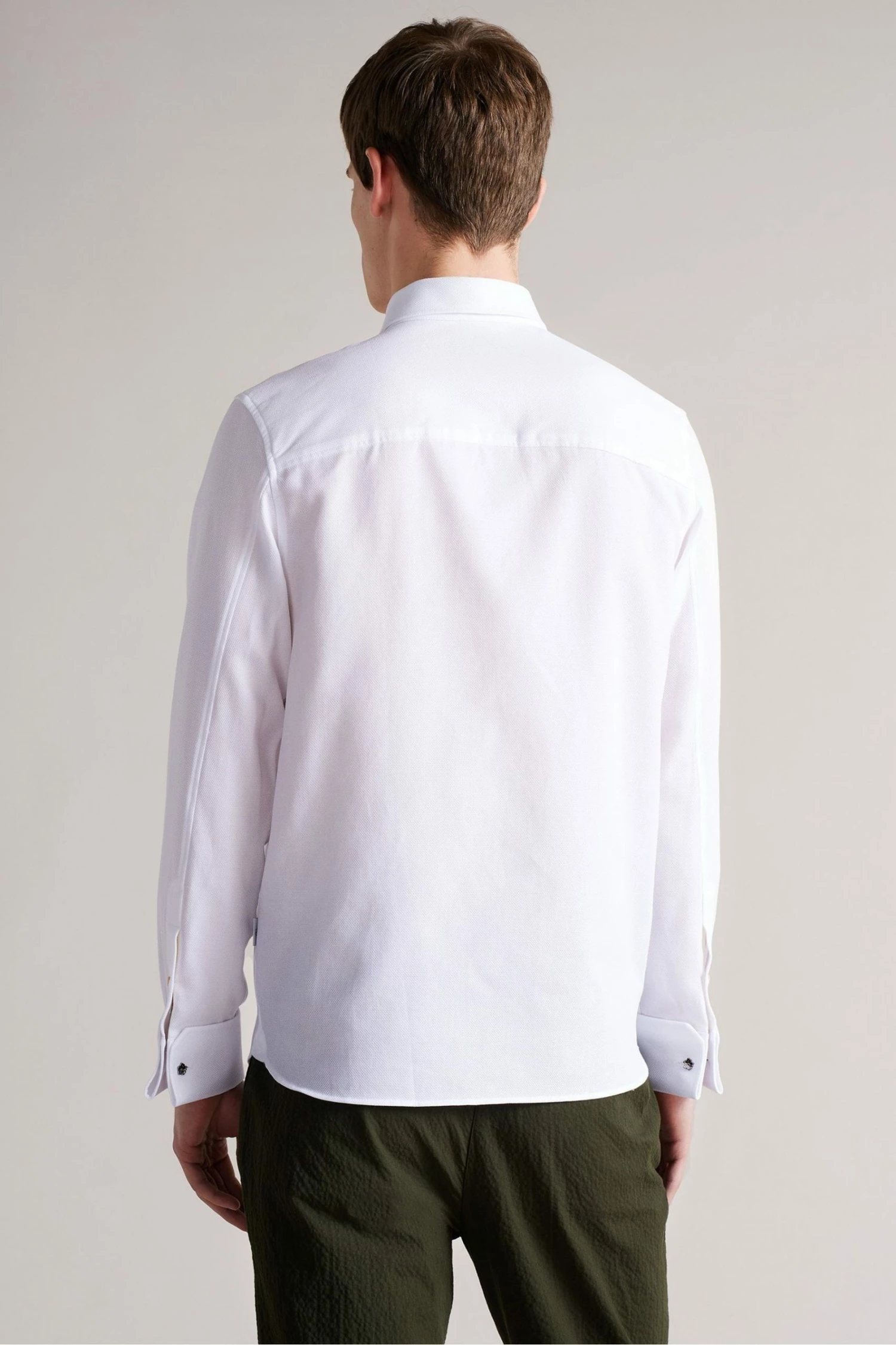Ted Baker Byward White Long Sleeve Detachable Collar Shirt 4 Ted Baker Byward White Long Sleeve Detachable Collar Shirt - Image 2