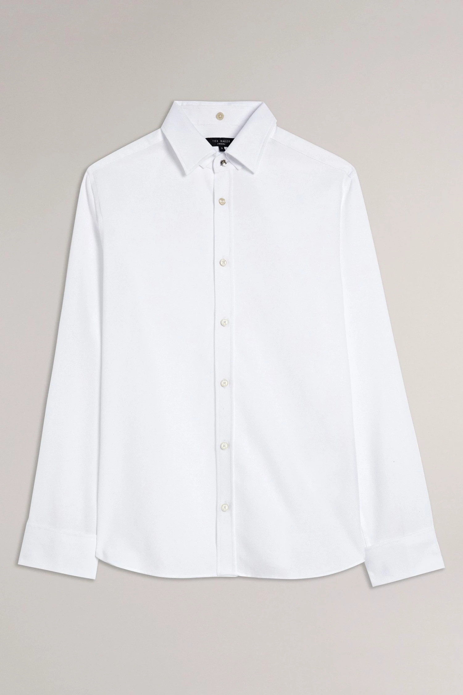 Ted Baker Byward White Long Sleeve Detachable Collar Shirt 7 Ted Baker Byward White Long Sleeve Detachable Collar Shirt - Image 5