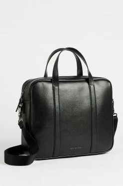 Ted Baker Strath Saffiano Leather Document Bag