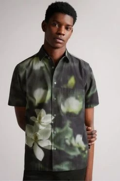 Ted Baker Campbl Black Short Sleeve Photographic Floral Print Shirt 13 Ted Baker Campbl Black Short Sleeve Photographic Floral Print Shirt -tedbaker Shop Online unnamed file 1909