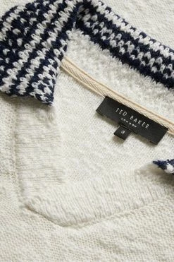 Ted Baker Cream Burlee Long Sleeve Open Striped Collar Crew Shirt 11 Ted Baker Cream Burlee Long Sleeve Open Striped Collar Crew Shirt -tedbaker Shop Online unnamed file 1943