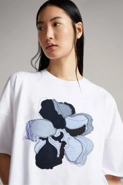 Ted Baker White Floriyn Magnolia Tee -tedbaker Shop Online unnamed file 1966