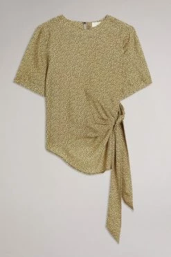 Ted Baker Black Robbiee Black Integral Tie T-Shirt -tedbaker Shop Online unnamed file 2002